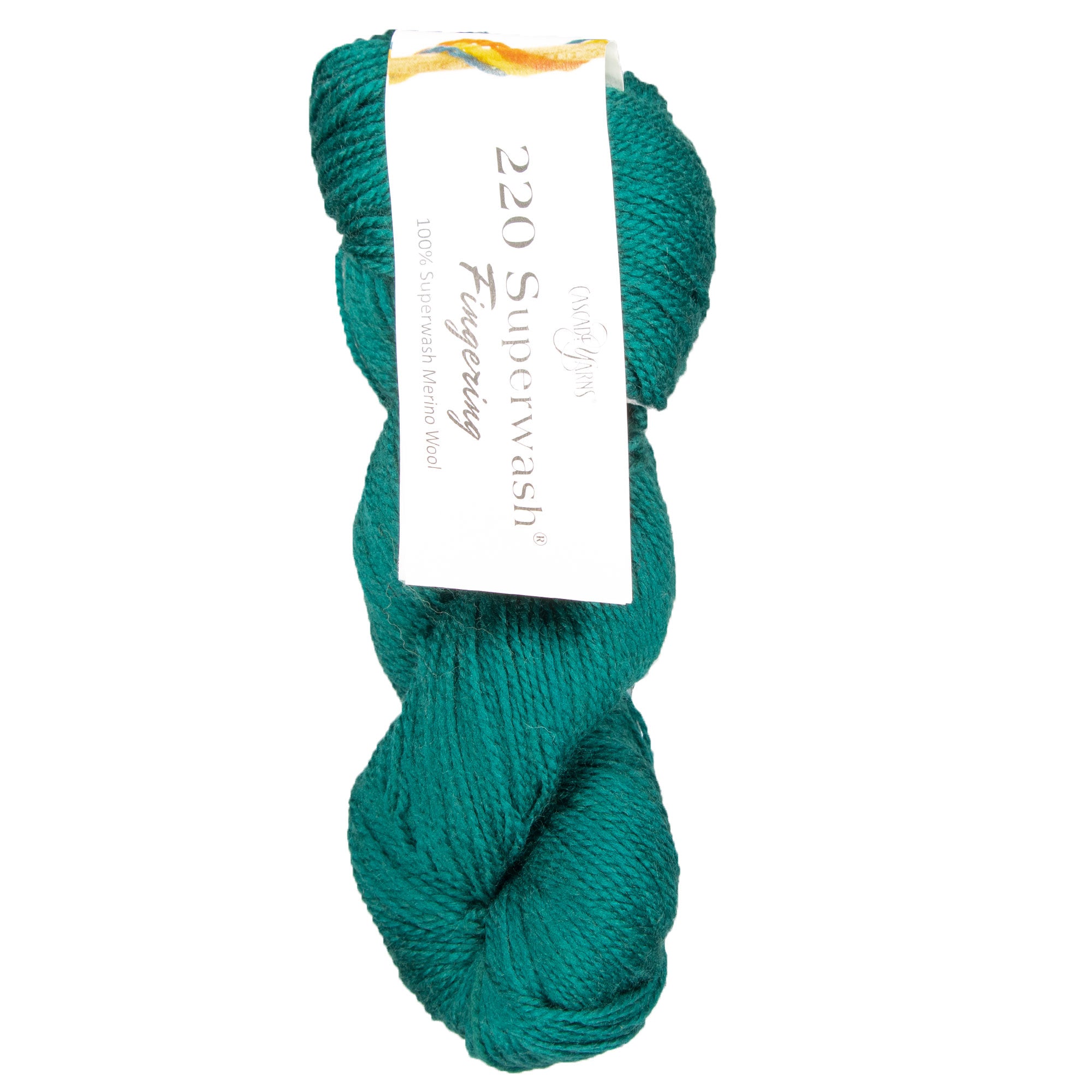 Cascade Yarns 220 Superwash Fingering Yarn in Gorgeous 86 Antique Green - Ideal for Fall/Winter Knitting