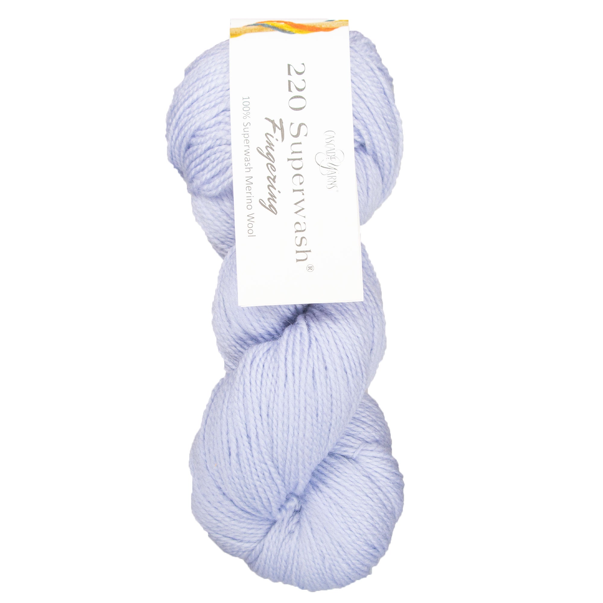 Cascade Yarns 220 Superwash Fingering Yarn - 55 Arctic Ice: Ideal for Colorful Fall/Winter Knits