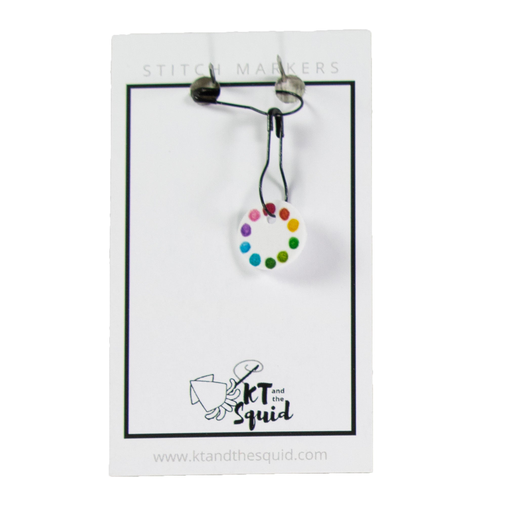 Unique Handmade KT and the Squid Acrylic Stitch Markers by Jimmy Beans Wool