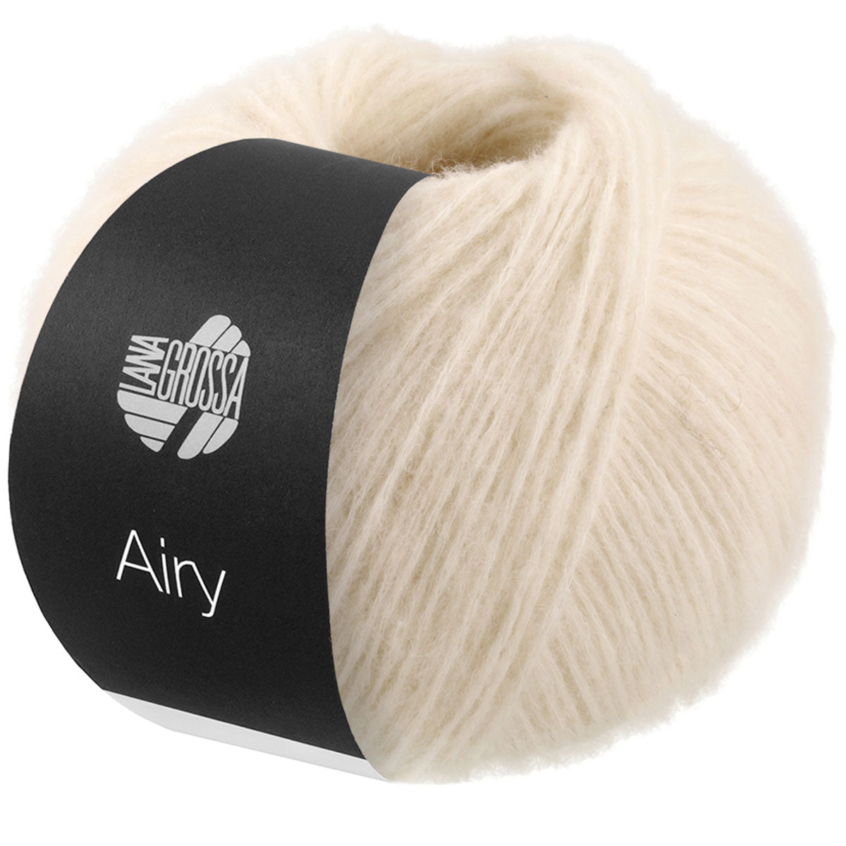 Lana Grossa Luxurious Airy Yarn - 13 Raw White