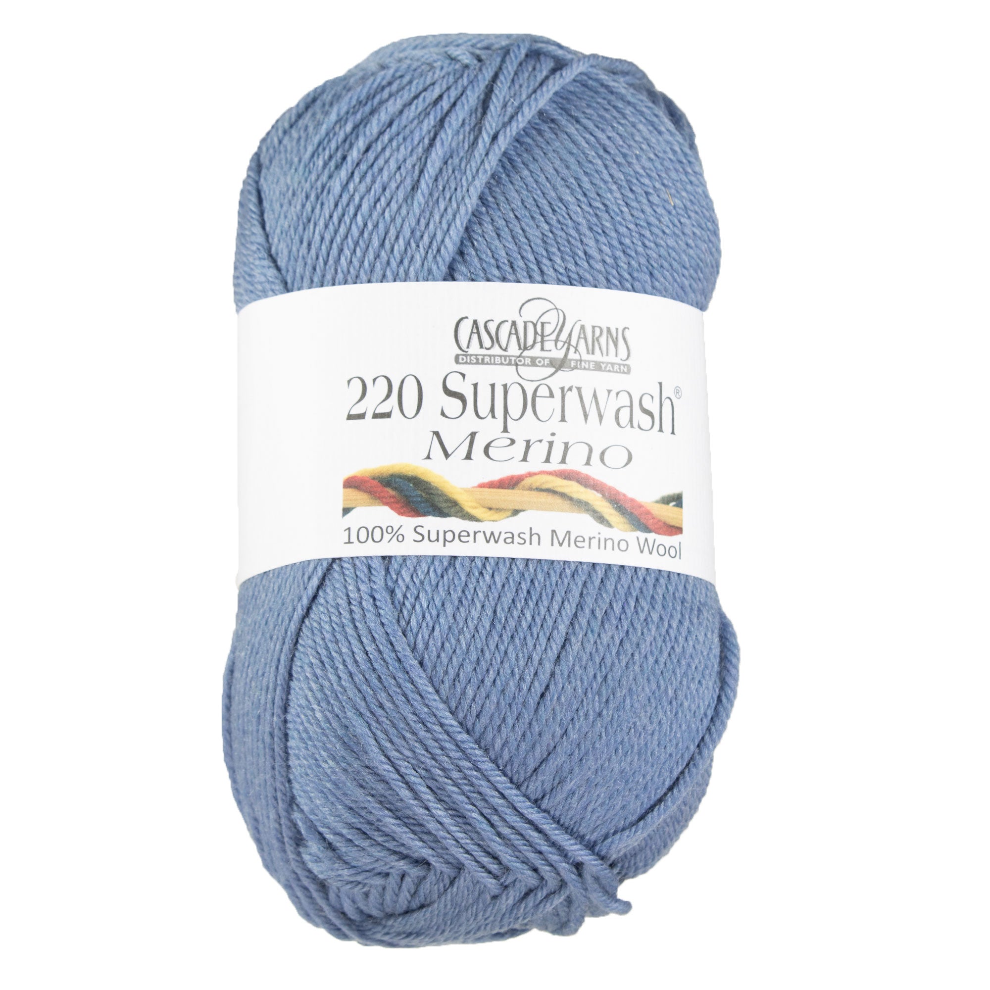 Cascade Yarns 220 Superwash Merino Yarn - Premium 047 Westpoint Blue Heather