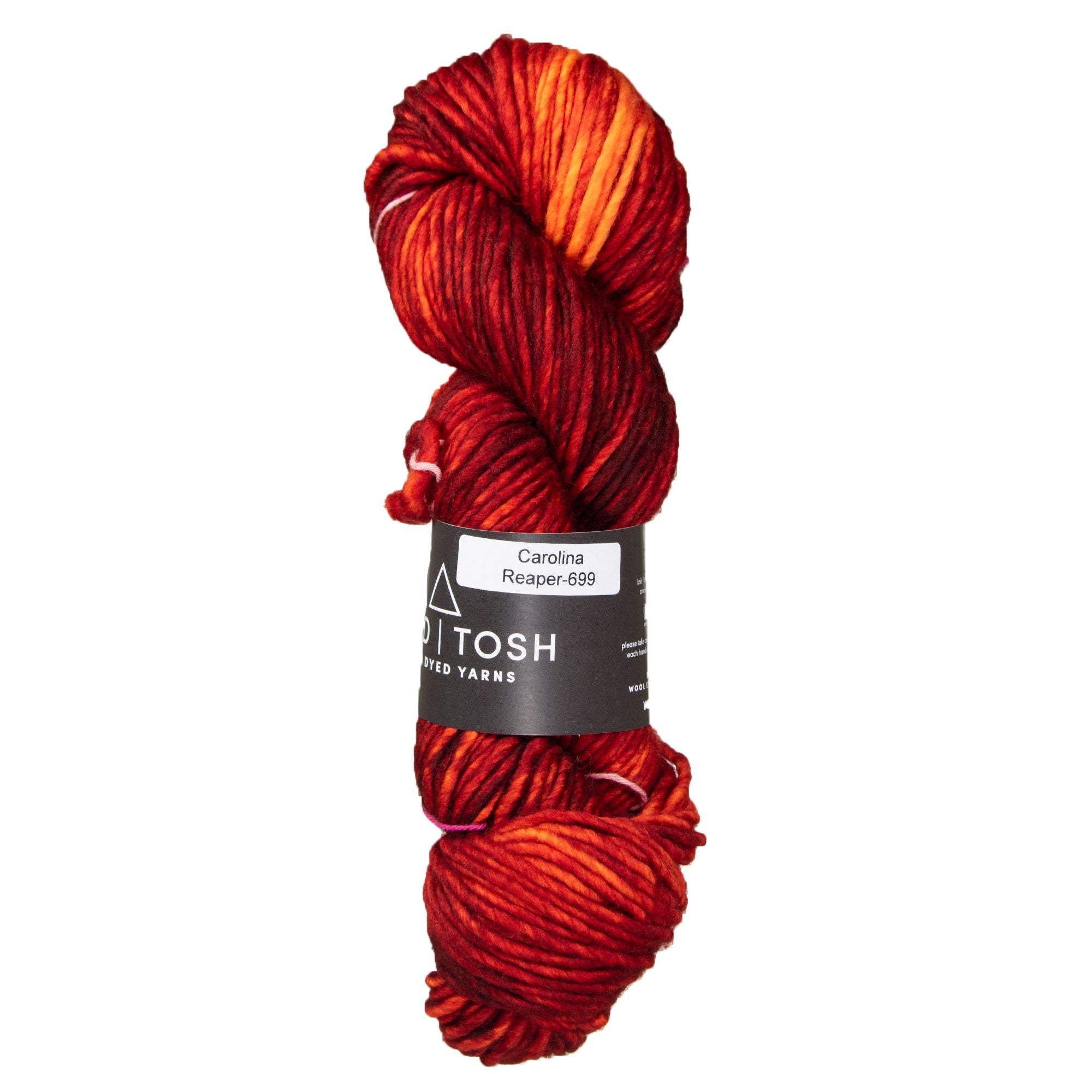 Madelinetosh A.S.A.P. Super Bulky Squishy 100% Merino Wool Yarn - Carolina Reaper