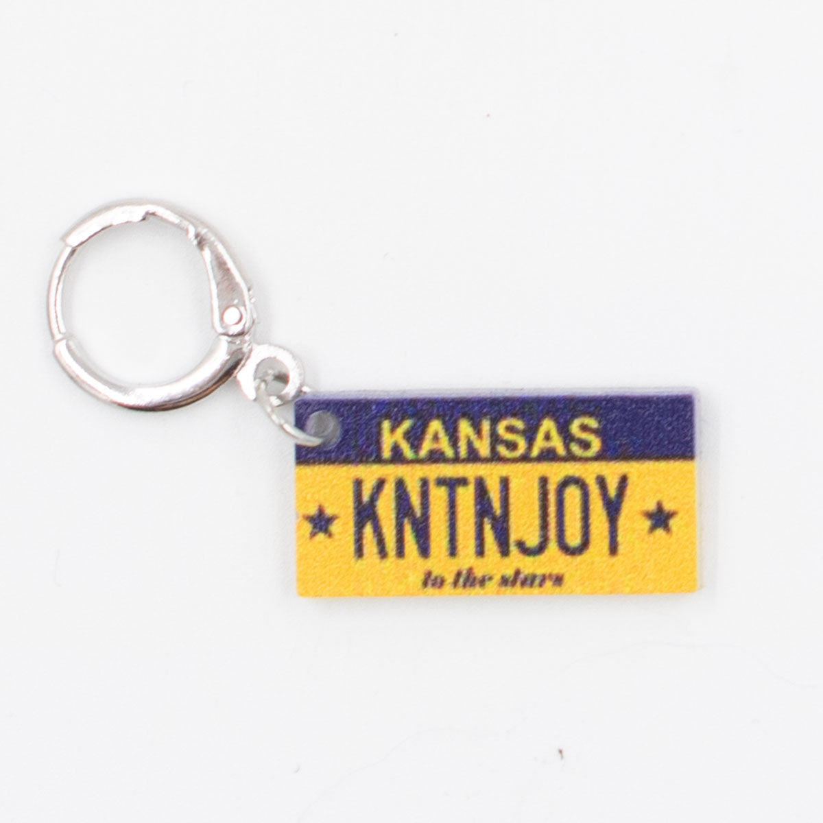 Jimmy Beans Wool State Stitch Markers - Kansas: Unique Souvenirs for Cross - USA Stitching