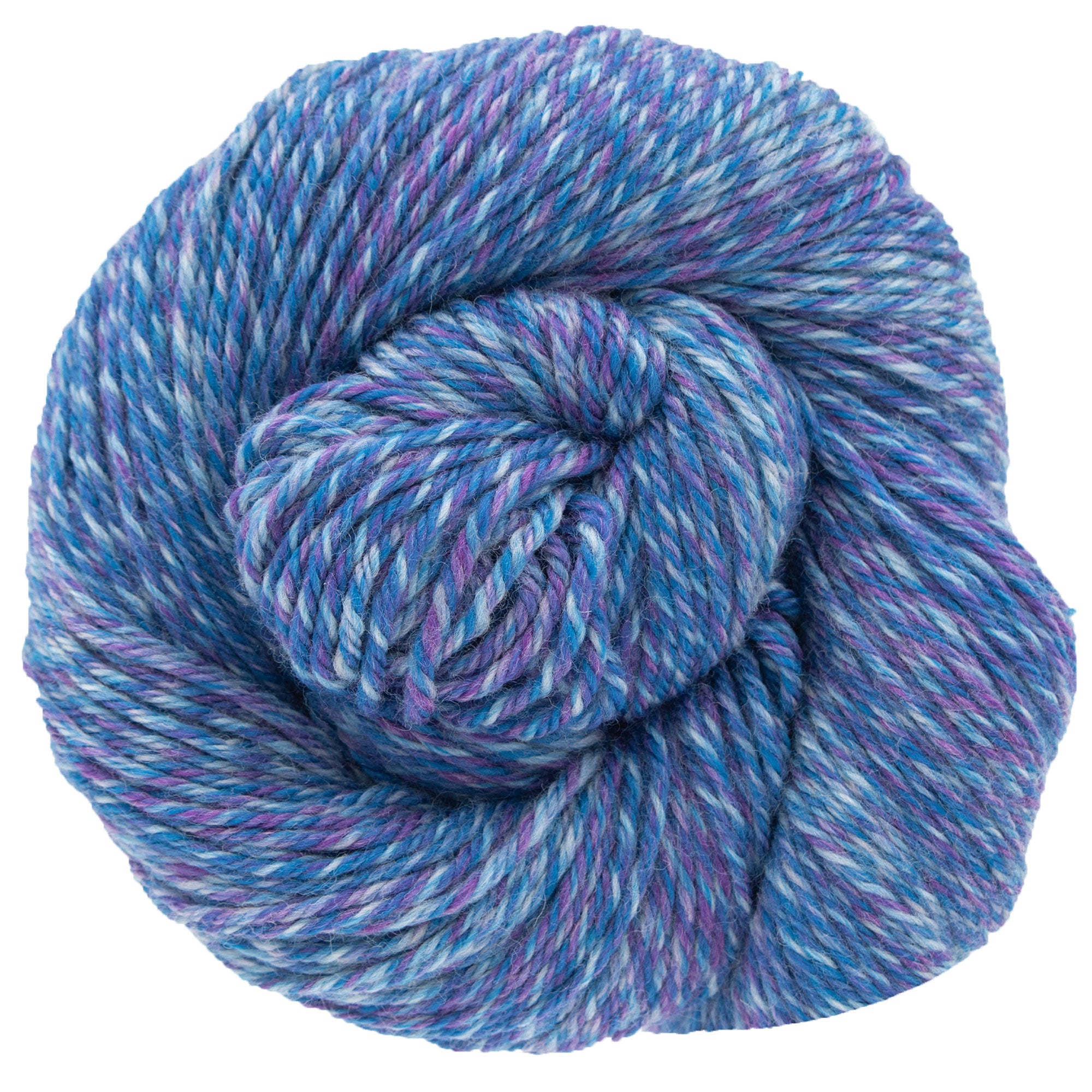 Cascade Yarns 220 Superwash Aran Wave Yarn - 127 Blueberry: Color - Shifting Aran - Weight Yarn