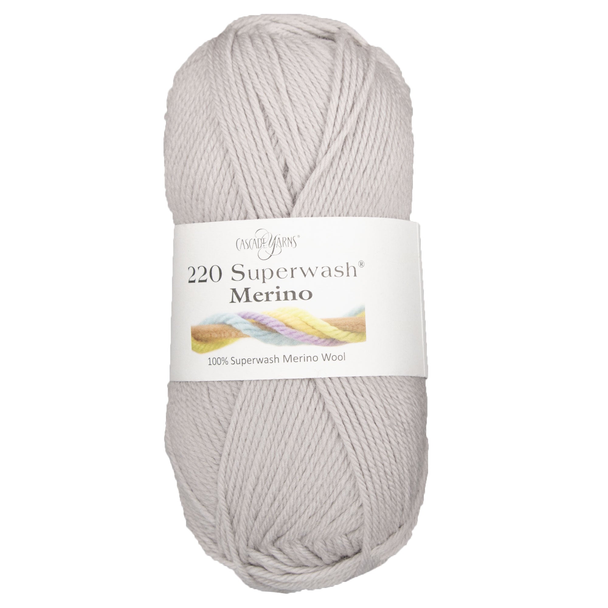 Cascade Yarns 220 Superwash Merino Yarn - Machine Washable 106 Moonbeam Shade