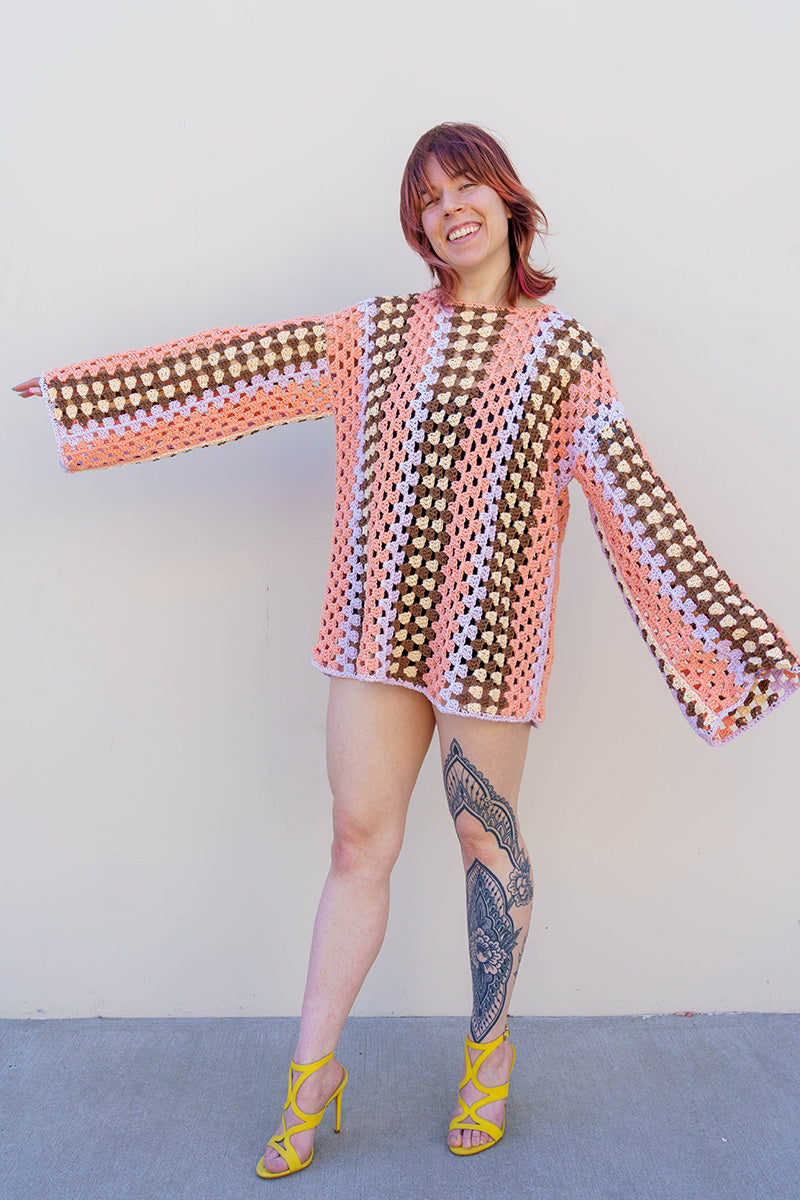 Jimmy Beans Wool PDF Patterns - The Eras Tunic Crochet Pattern - Instant PDF Download Inspired by Taylor Swift