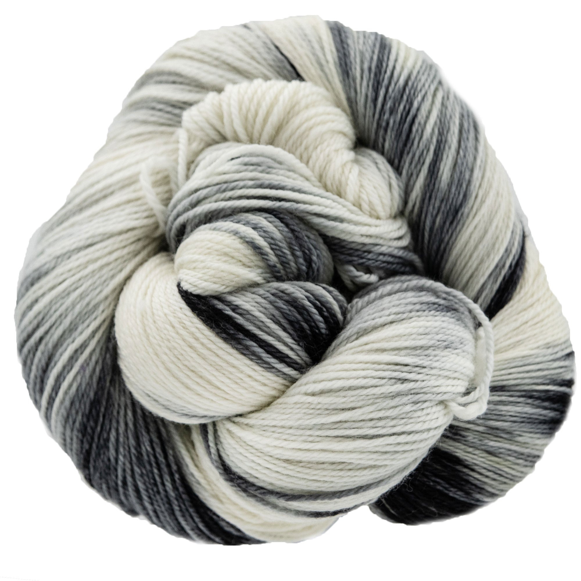 Dream in Color Smooshy Yak Yarn - Exquisite Black & White Blend