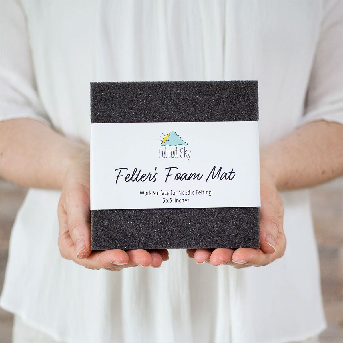 Felted Sky Small 5 x 5 Needle Felting Foam Mats - Ideal for Beginner Felting Projects