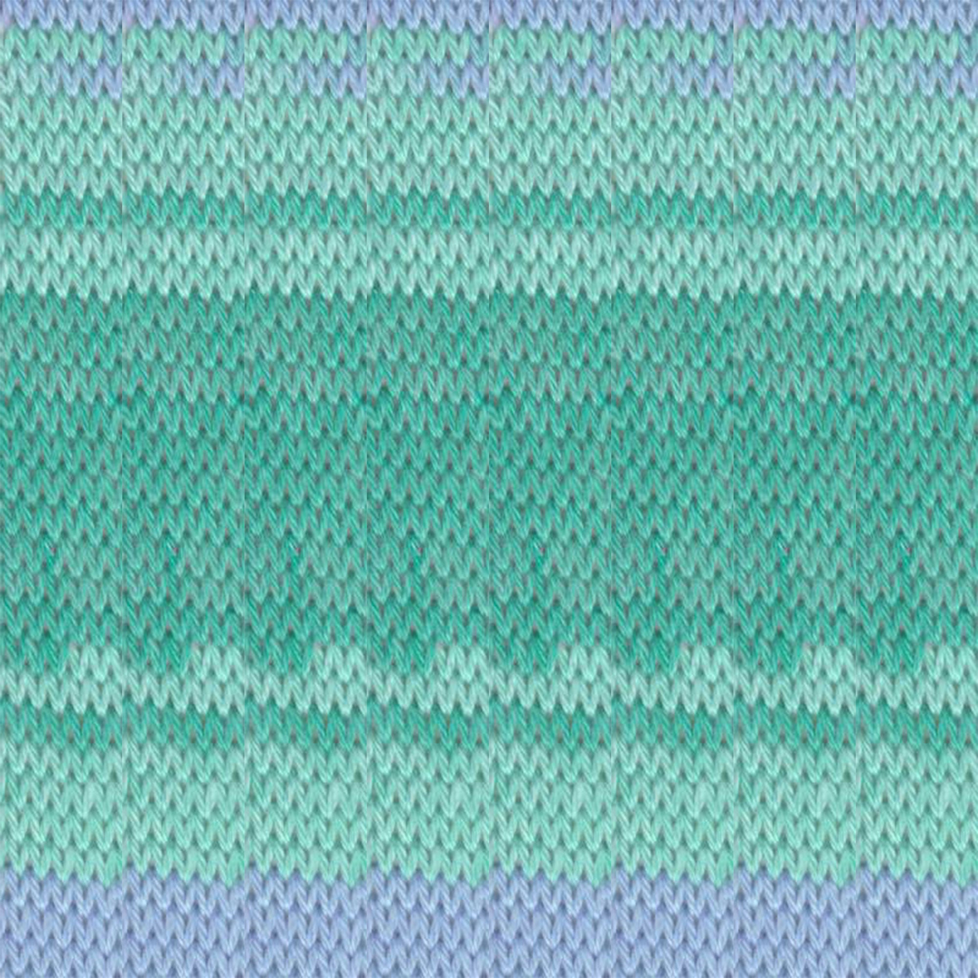 Ella Rae Pretty in Pima Stripes Yarn - 105 Under the Sea: Premium Self - Striping Pima Cotton Yarn