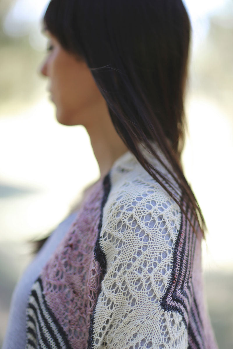 Hot Sale! Joji Locatelli Knit Patterns - Stylish Suburban Crescent Shawl