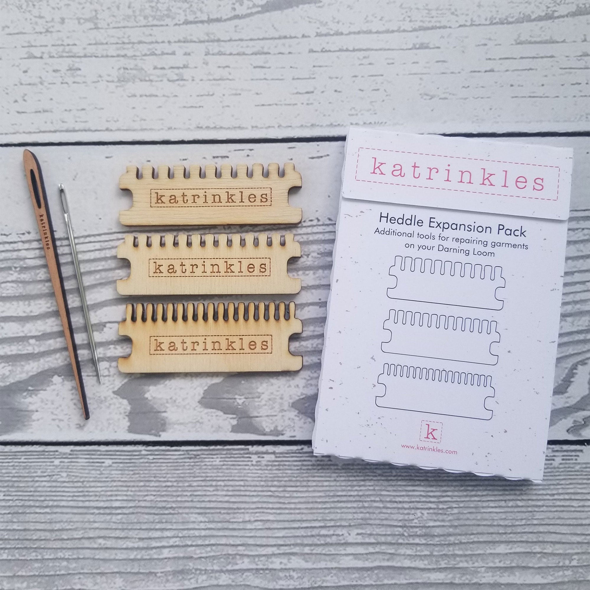 Katrinkles Premium Darning and Mending - Heddle Expansion Pack for Original Loom