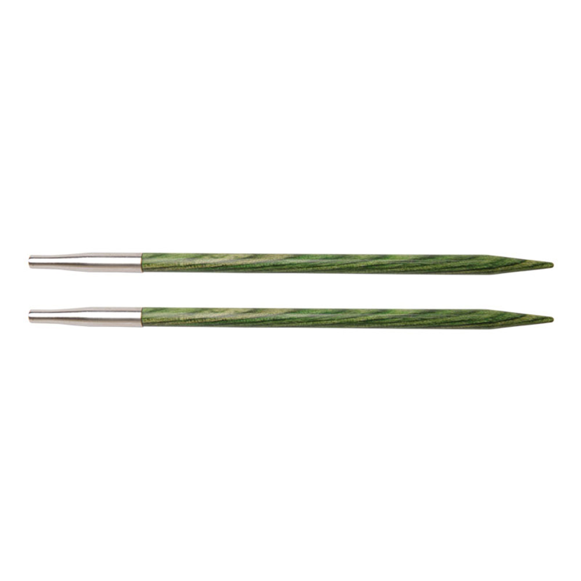 KnitPro Dreamz Special Interchangeable Needle Tips (16 Cable Compatible) - US 9 (5.5mm) Misty Green Knitting Needles