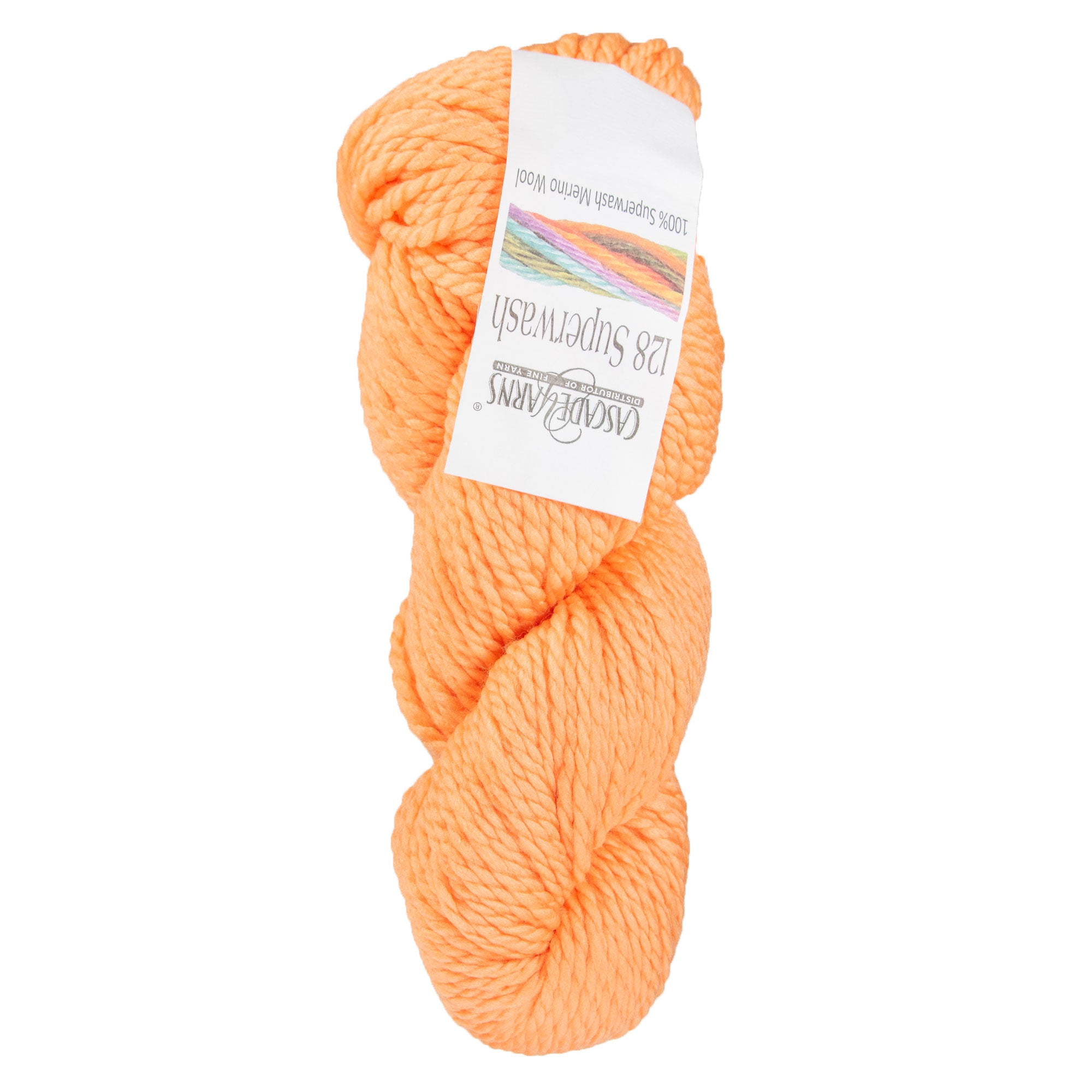 Cascade Yarns 128 Superwash Bulky Merino Wool Yarn - 304 Peach Cobbler