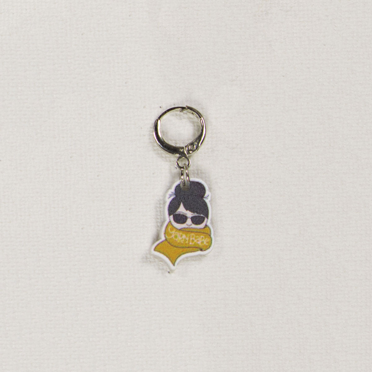 Jimmy Beans Wool Yarn Babe - Stylish Yellow Scarf Stitch Markers