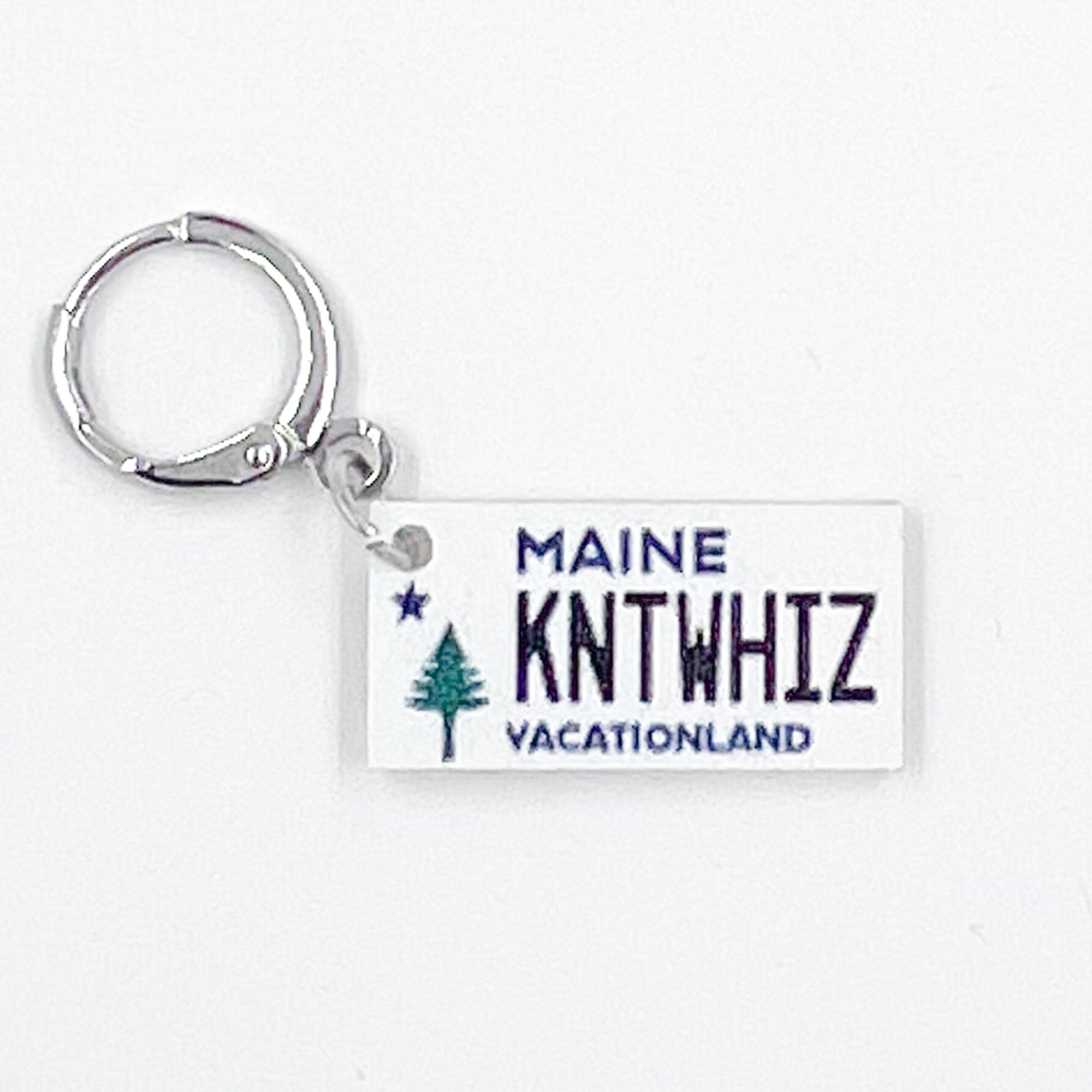 Jimmy Beans Wool Exclusive State Stitch Markers - Maine for Your Stitching Adventure