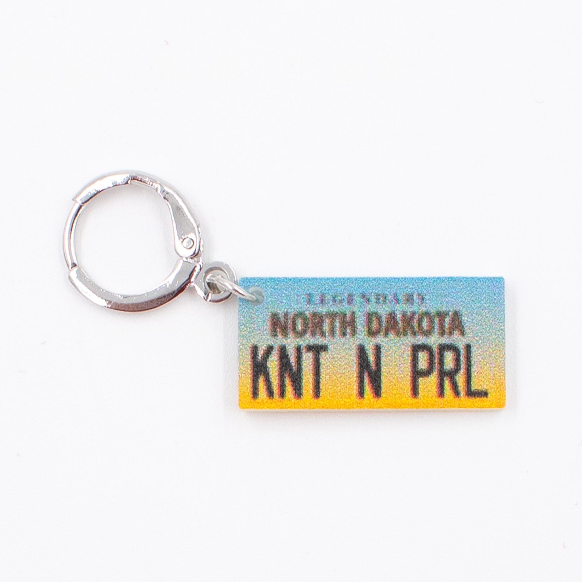 Jimmy Beans Wool State Stitch Markers - Unique North Dakota Edition