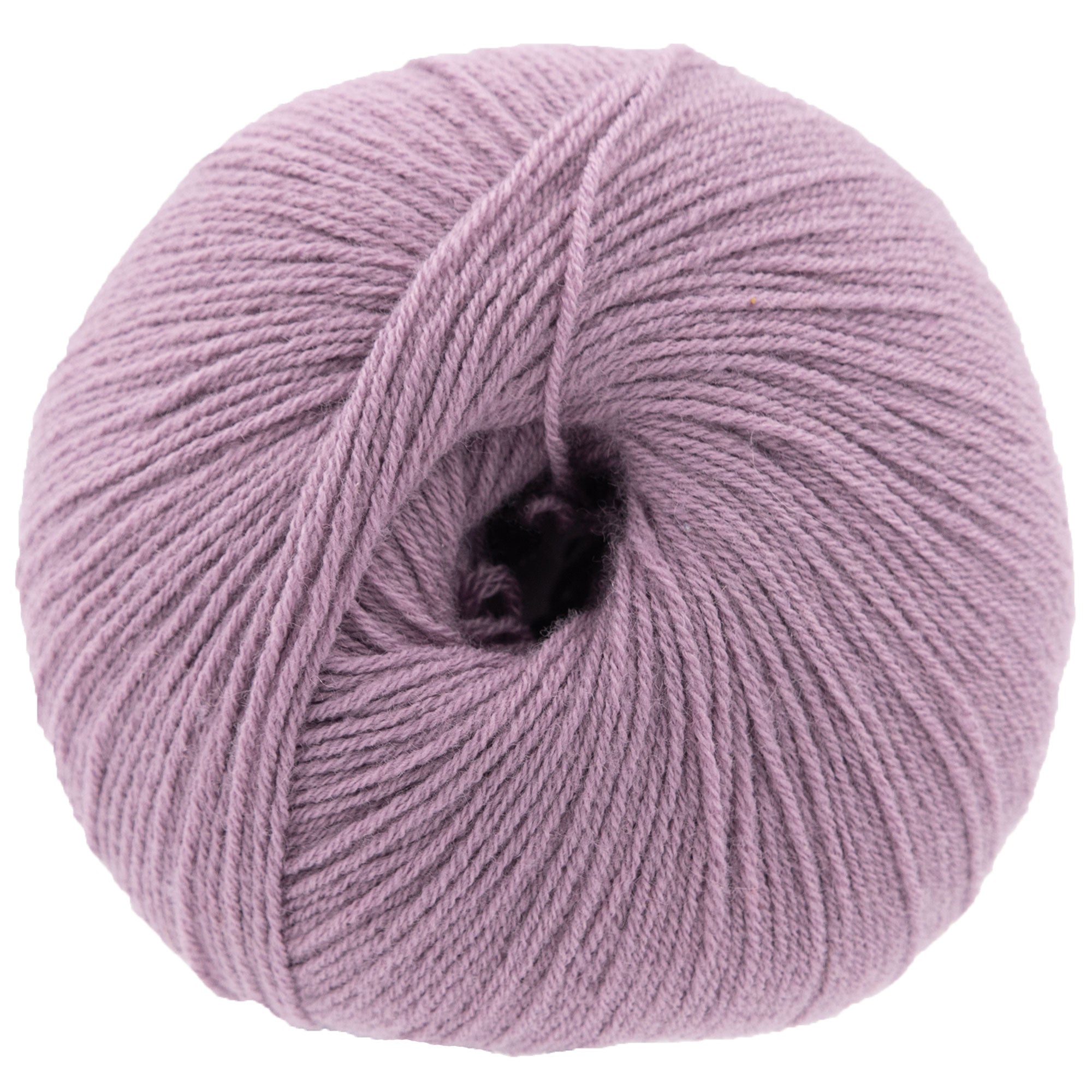 Ethical and Sustainable Knitting for Olive Merino Yarn in Artichoke Purple