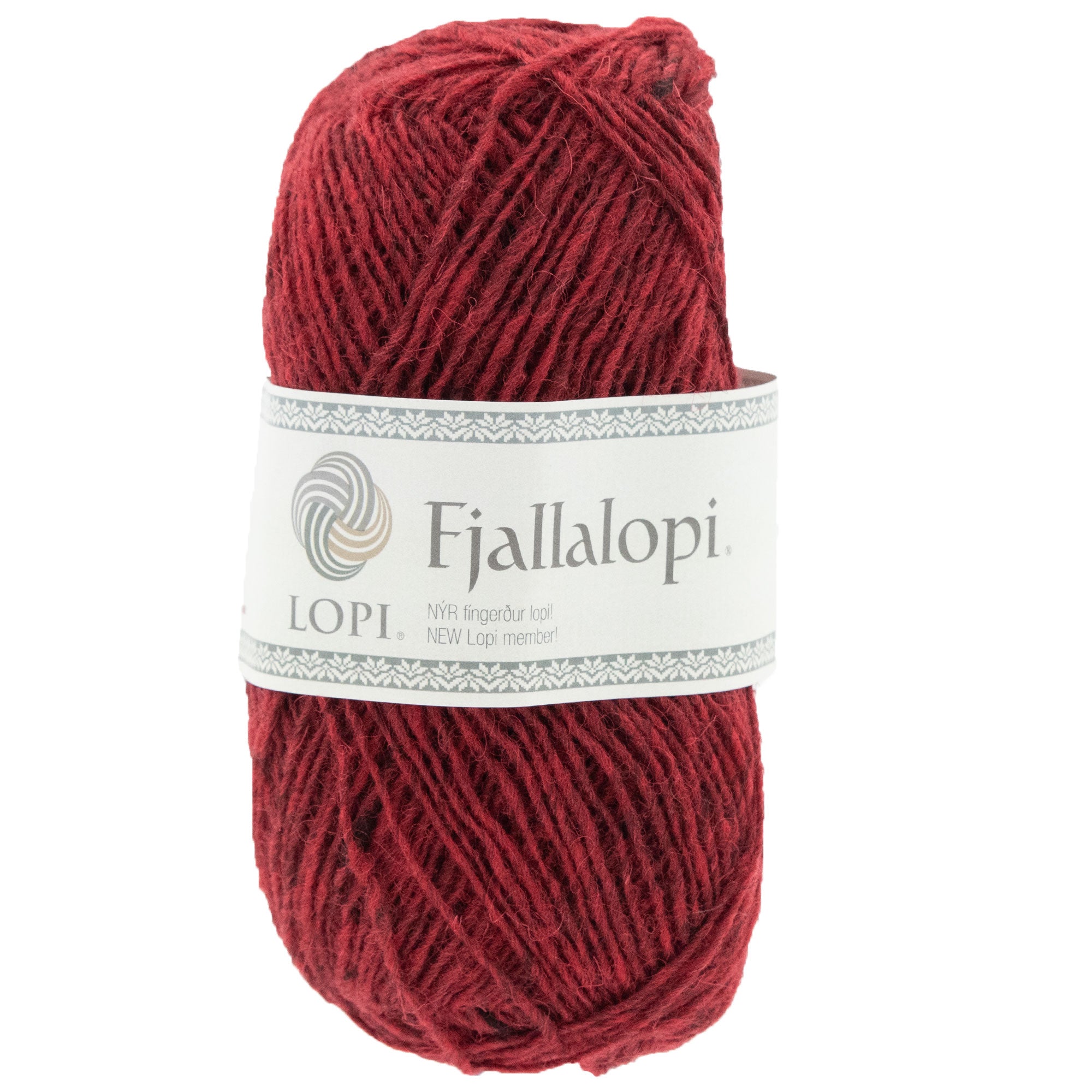 Lopi Fjallalopi Yarn - Premium 3061 Currant for Cozy Knitting