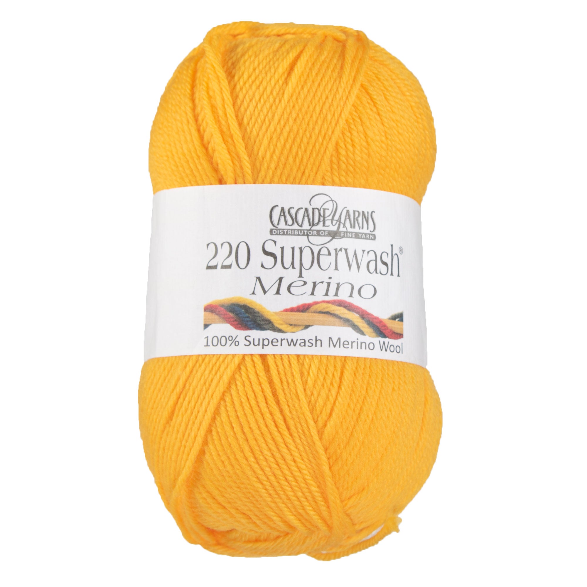 Cascade Yarns 220 Superwash Merino Yarn - Premium 008 Artisan Gold for All Knitting Projects