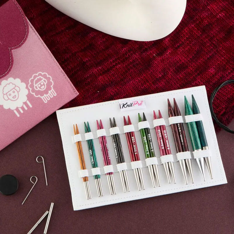 KnitPro Dreamz Special Deluxe Interchangeable Needle Set - Ideal for Shorter Circular Knitting
