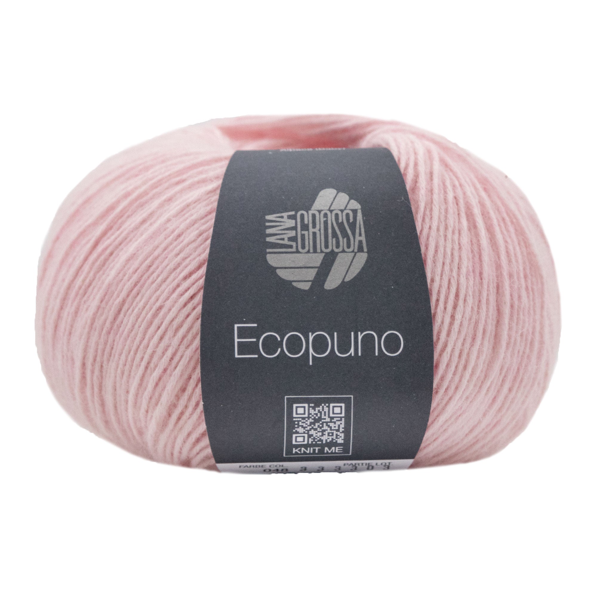 Lana Grossa High - Quality Ecopuno Yarn in Stunning 048 Pink