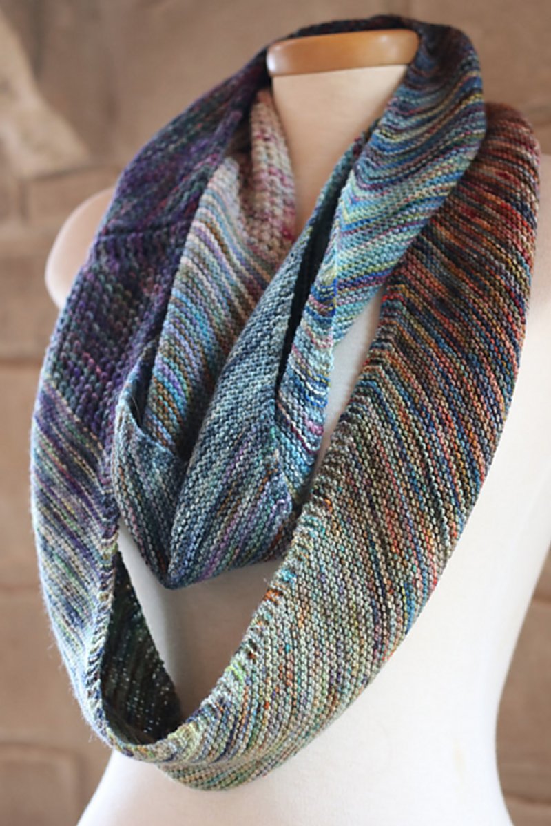 Koigu Pencil Box Patterns - Bradley - Stunning PDF Download of Triple Twist Cowl Pattern