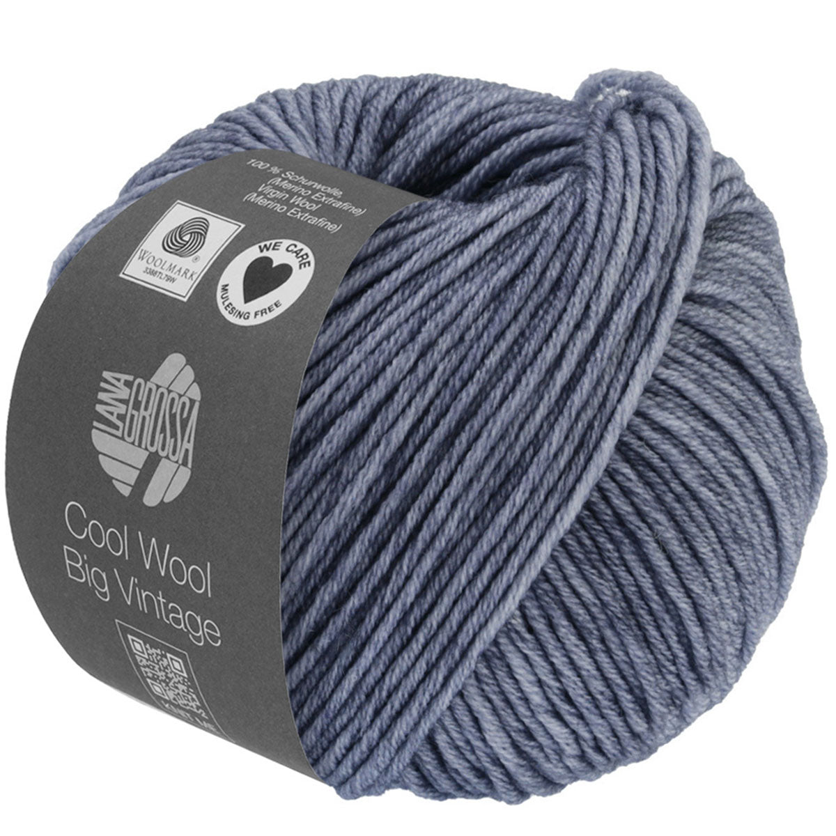 Lana Grossa Cool Wool Big Vintage Merino Yarn - 7178 Light Blue for Stunning Handicrafts