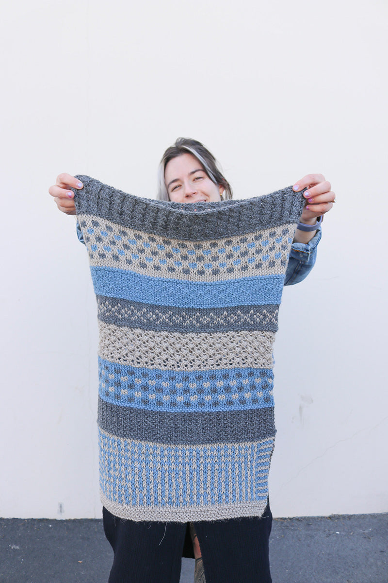 Jimmy Beans Wool SNYC Patterns - Exclusive Juniper Creek Cowl Knit Pattern - PDF Download