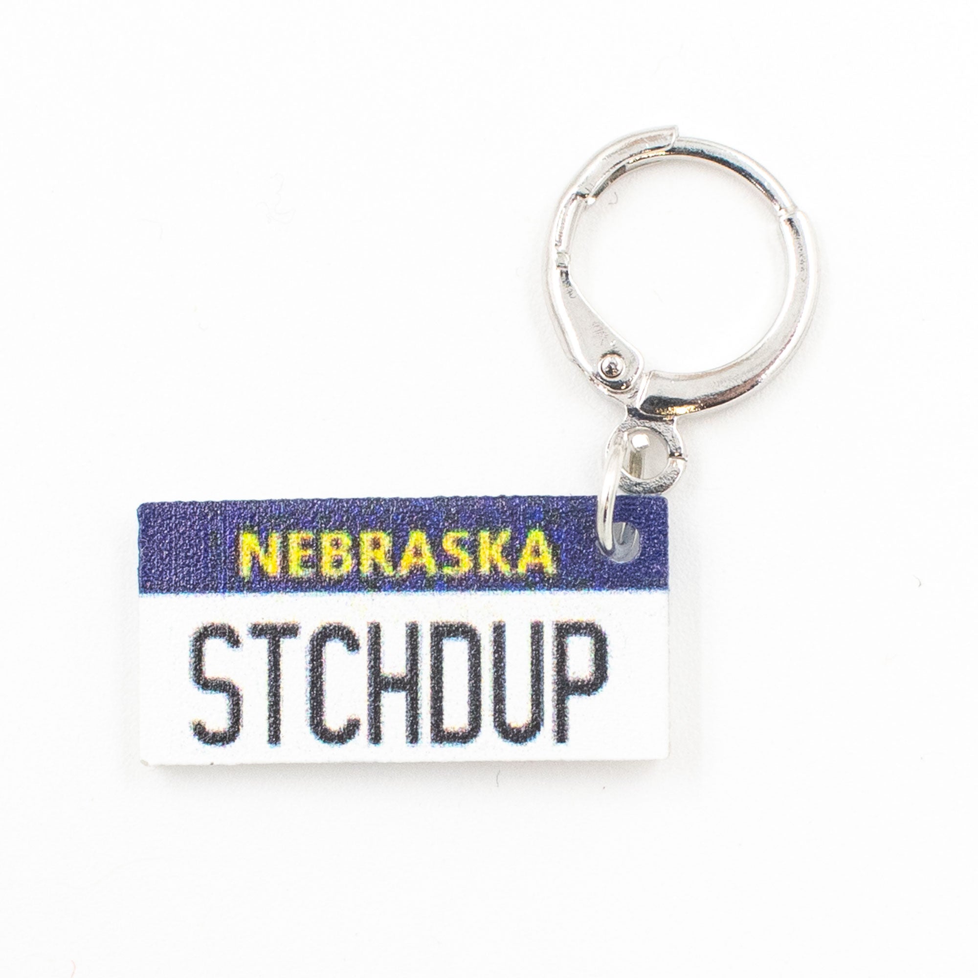 Jimmy Beans Wool State Stitch Markers - Nebraska: Commemorative USA Road Trip Collectibles