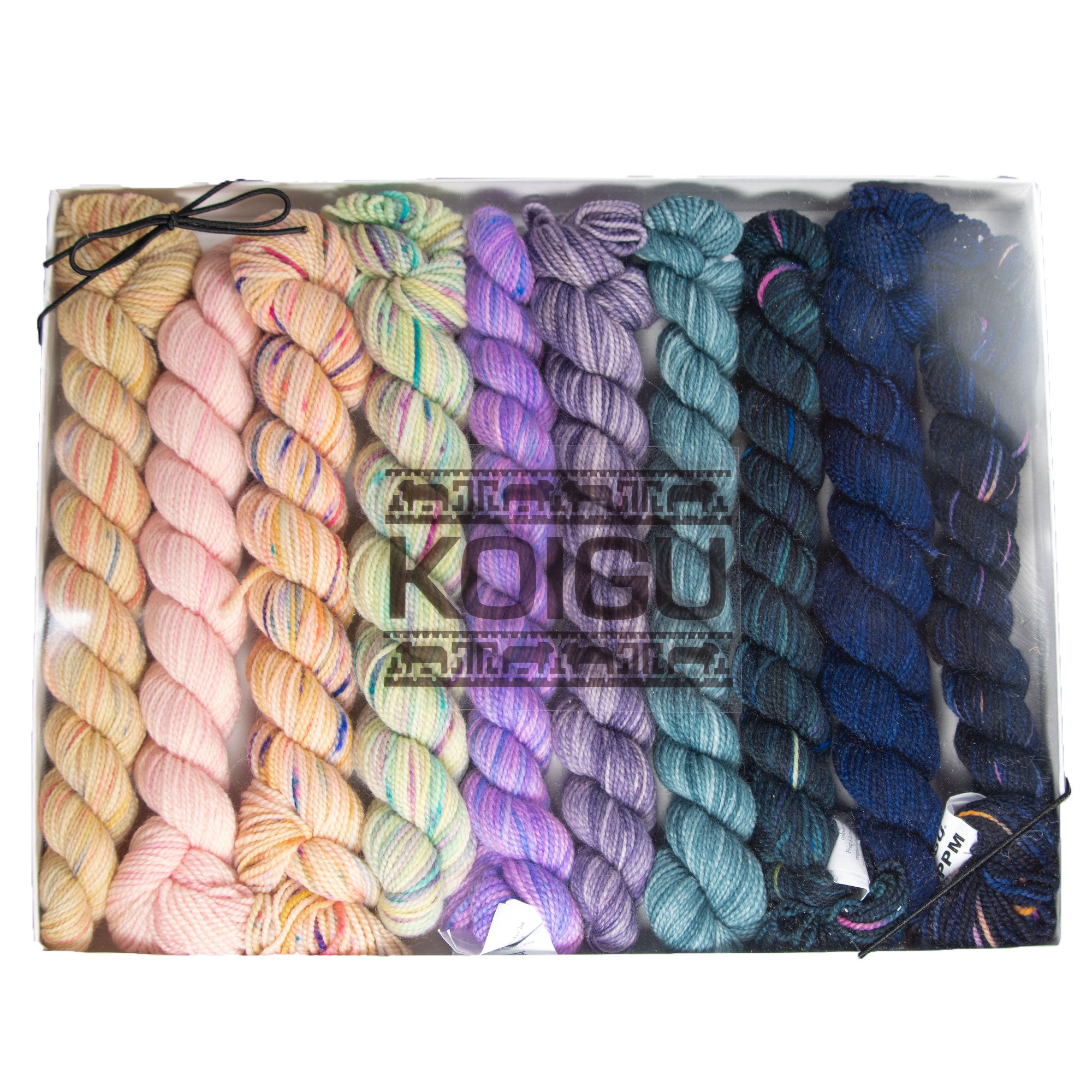 Koigu Hand - Painted Romantic Puzzle Pencil Box Yarn for Knitters