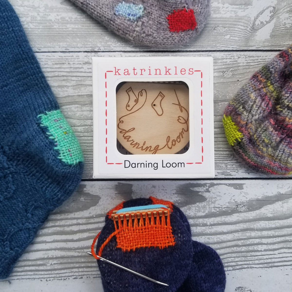 Katrinkles Premium Darning and Mending - Extra - Large Darning Loom Kit