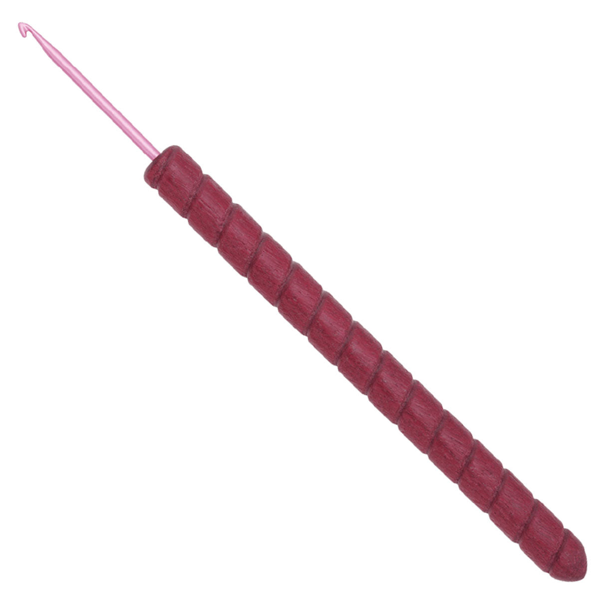 addi Ewenicorn Magical Crochet Hooks - E (3.50mm) in Purpleheart Wood & Pink Aluminum