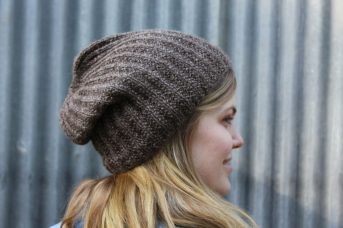 Justine Chenel Designs Western Slope Beanie Pattern - PDF Download for Adult Medium (Large)