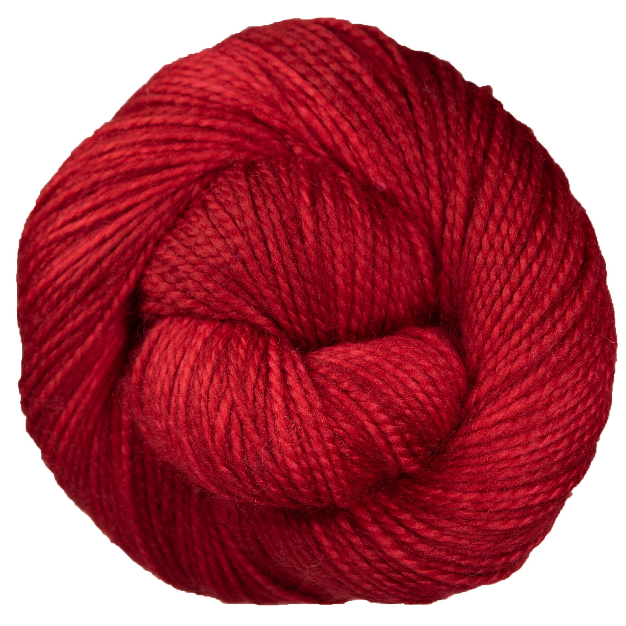 Soft and Hand - dyed Madelinetosh Farm Twist Yarn in 'Blood Runs Cold' Shade
