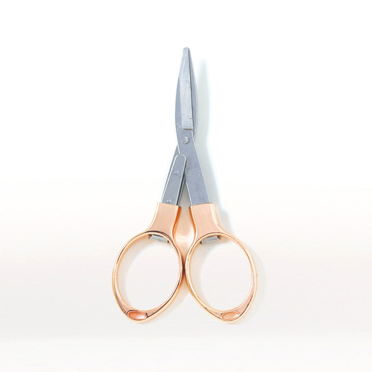 KnitPro Rose Gold Folding Scissors - Ideal for Knitting Projects