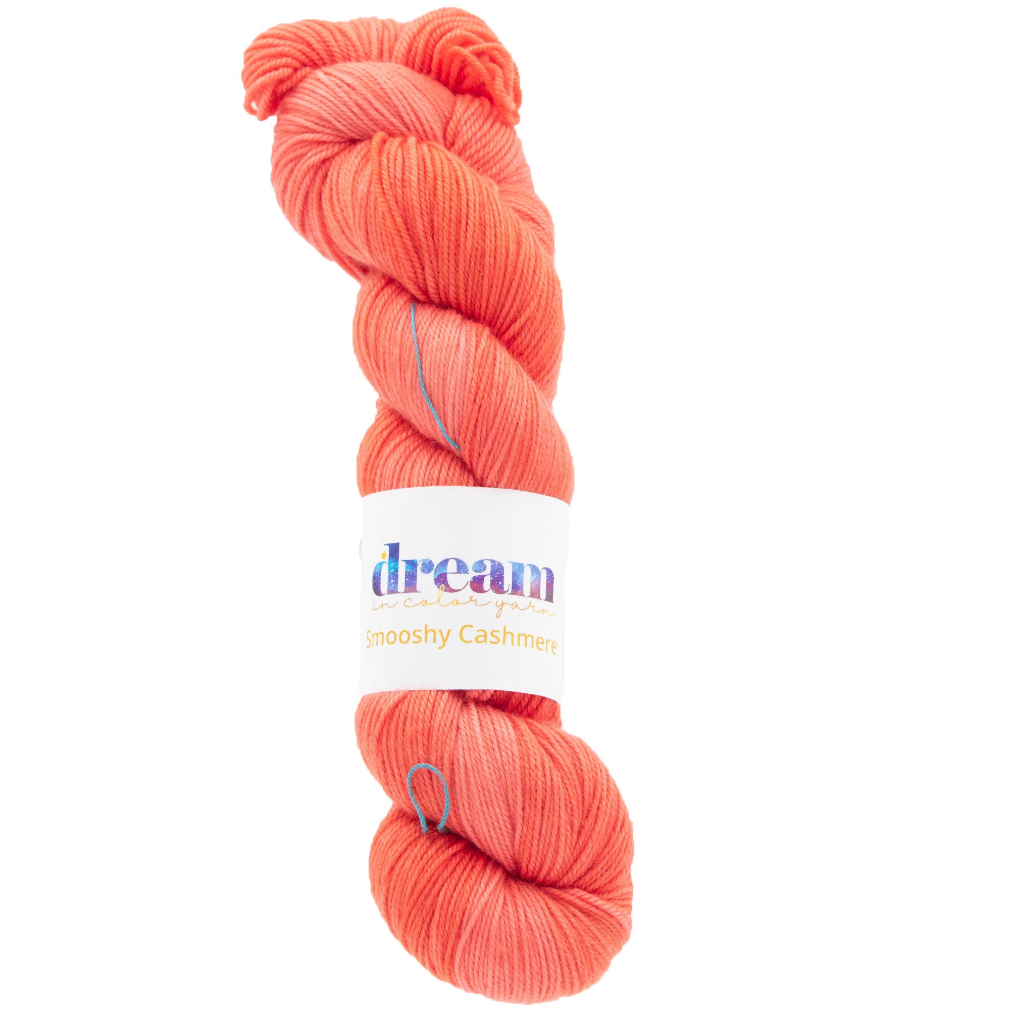 Dream in Color Smooshy Cashmere Yarn - Vibrant Melon Bomb