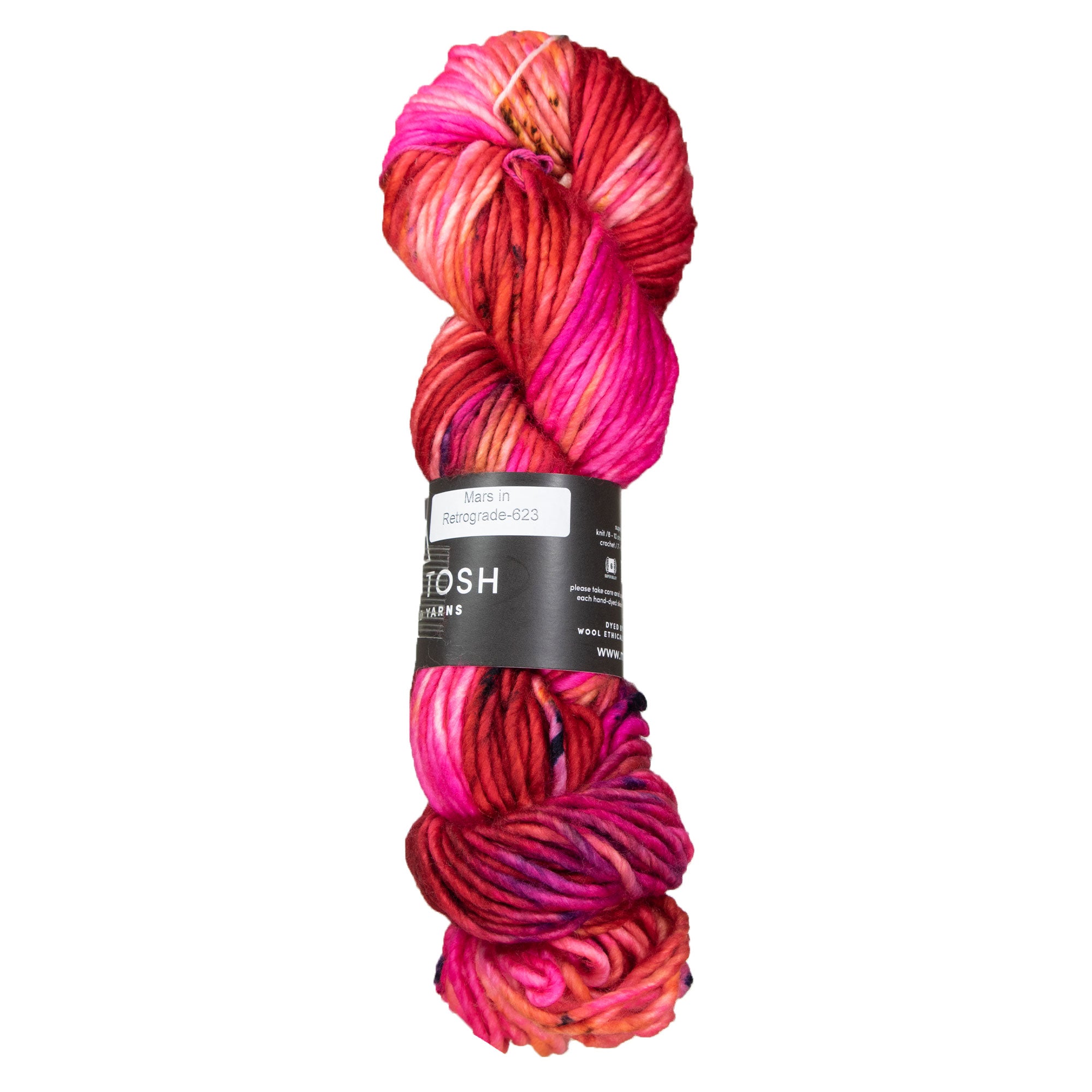 Madelinetosh A.S.A.P. Super Bulky and Squishy 100% Merino Wool Yarn - Mars In Retrograde