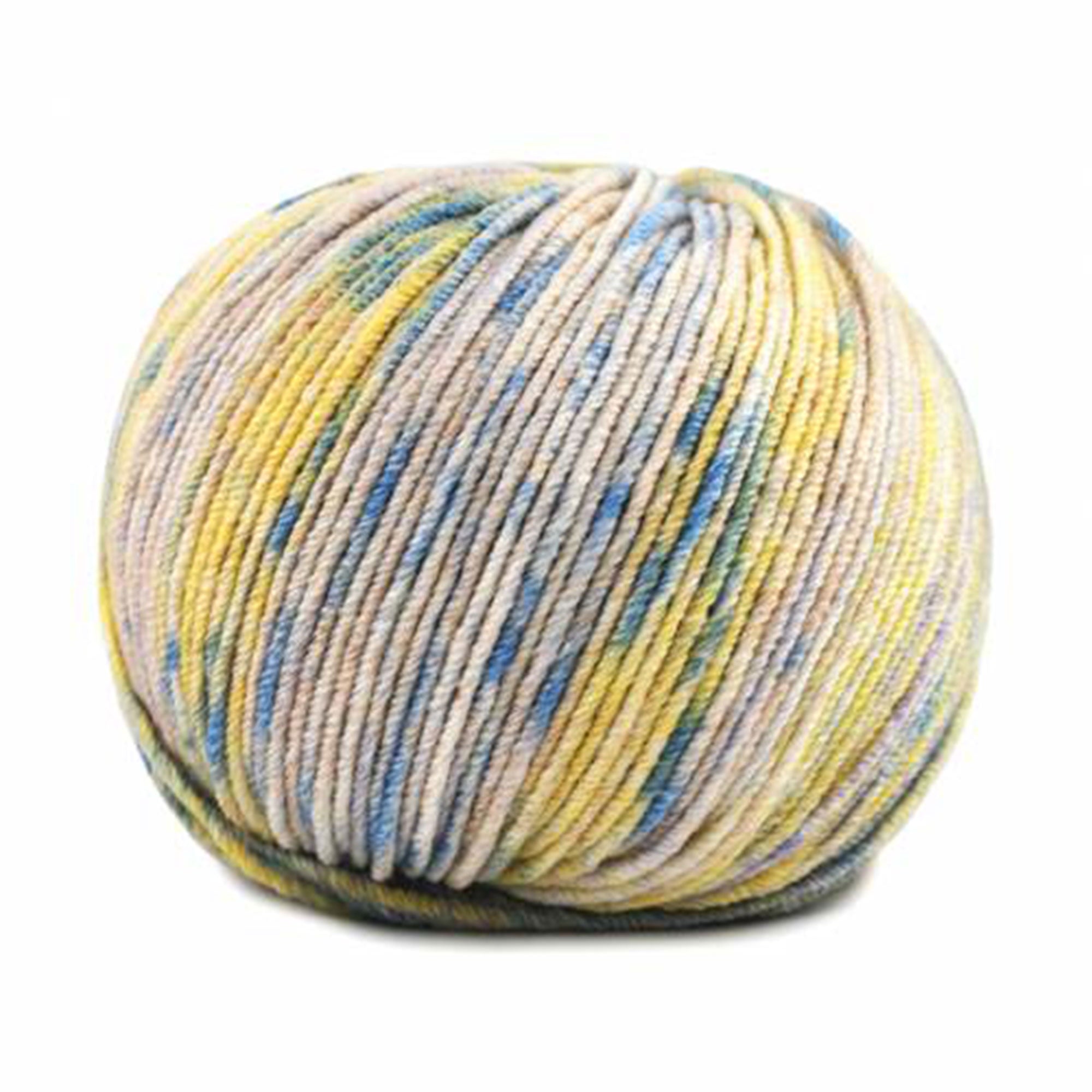Ella Rae Cashmereno Sport Speckled Yarn - 201 Malibu Sands: Soft & Durable Knitting Yarn