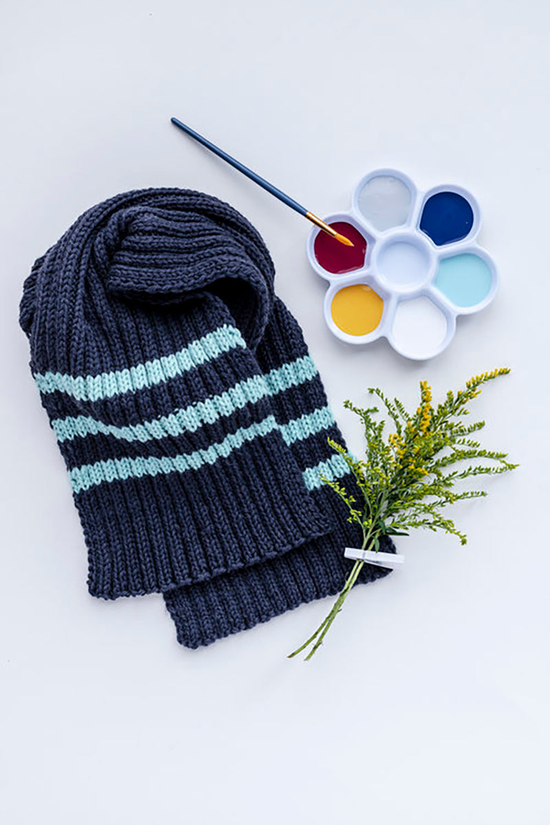 Kelbourne Woolens Building Blocks Scarf Pattern Collection - Intermediate Knitting Patterns - Instant PDF Download