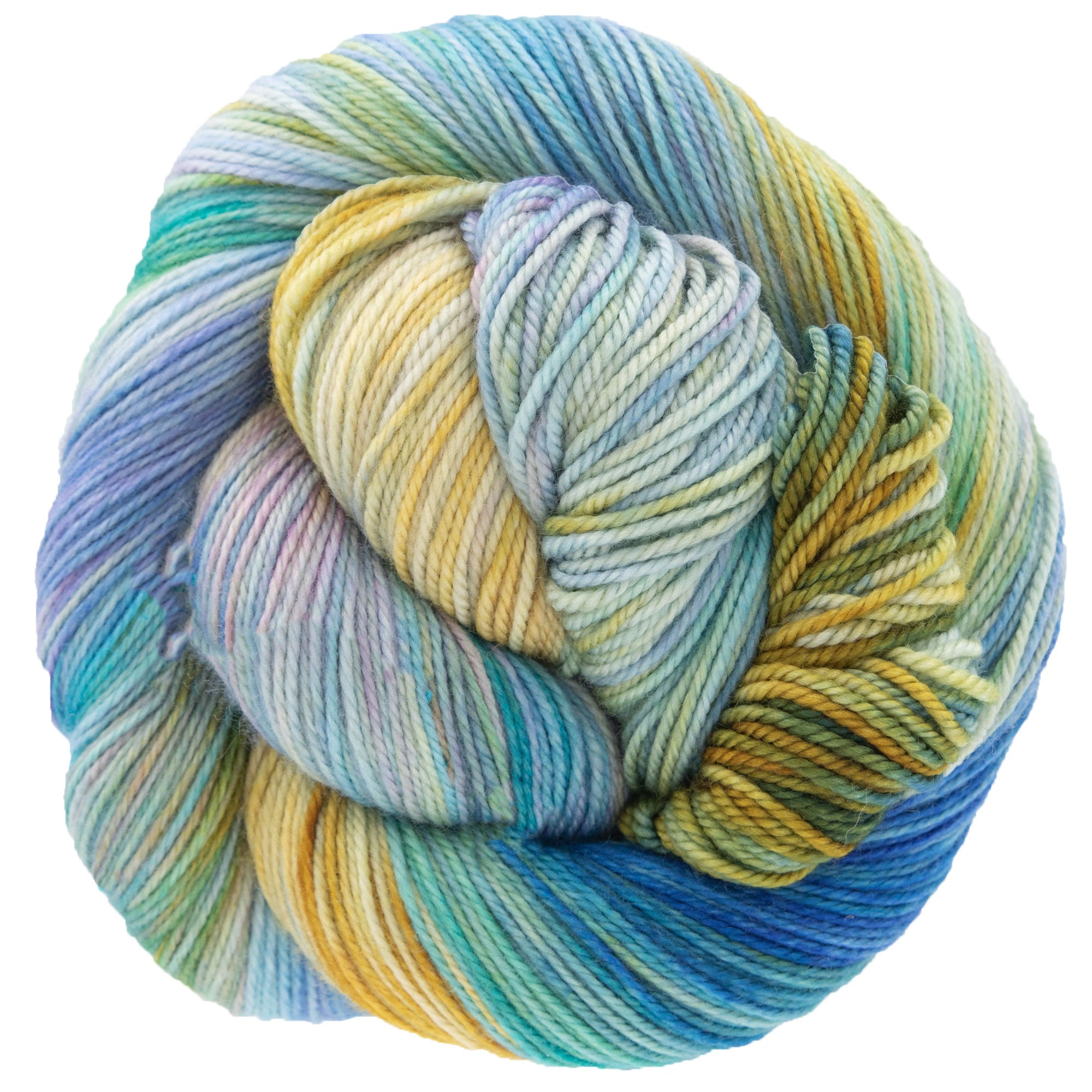 Dream in Color Smooshy Cashmere Yarn - Stunning Water Dragon Shade