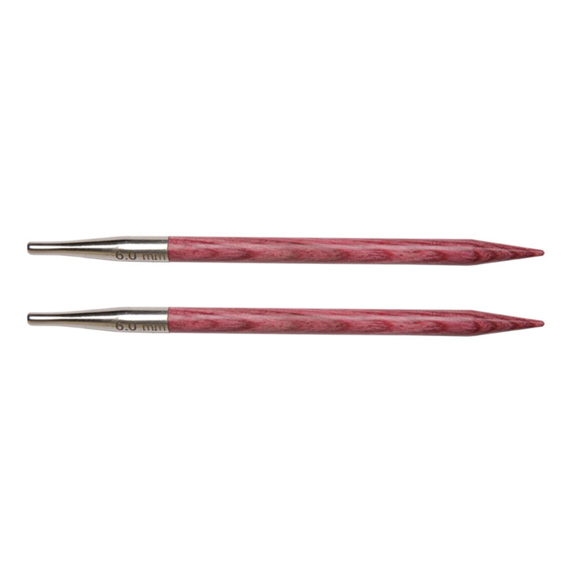 KnitPro Dreamz Interchangeable Needle Tips - US 10 (6.0mm) Stunning Candy Pink for Effortless Knitting