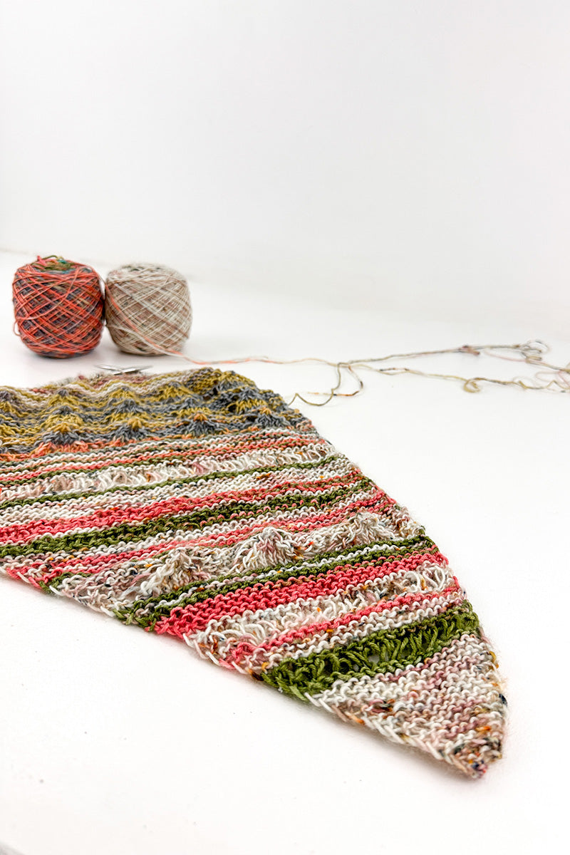 Madelinetosh & Urth Sierra Nevada Summer Shawl Kit - Light and Airy Knit for Summer