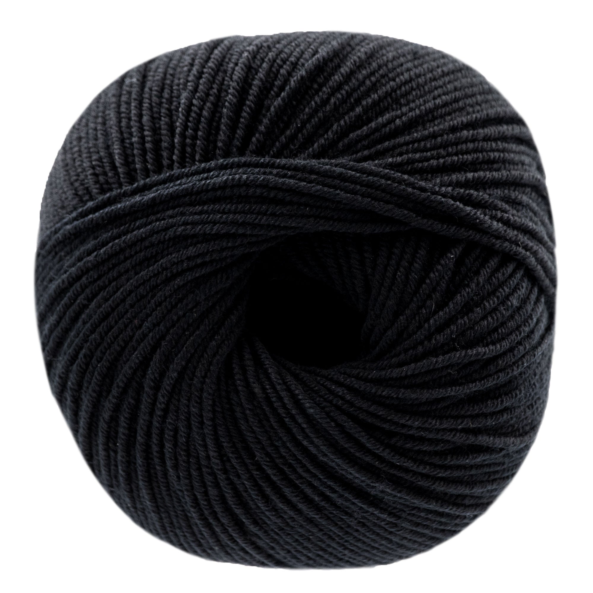 Lana Grossa Luxury Cool Wool Yarn - 0433 Black for Effortless Crafting