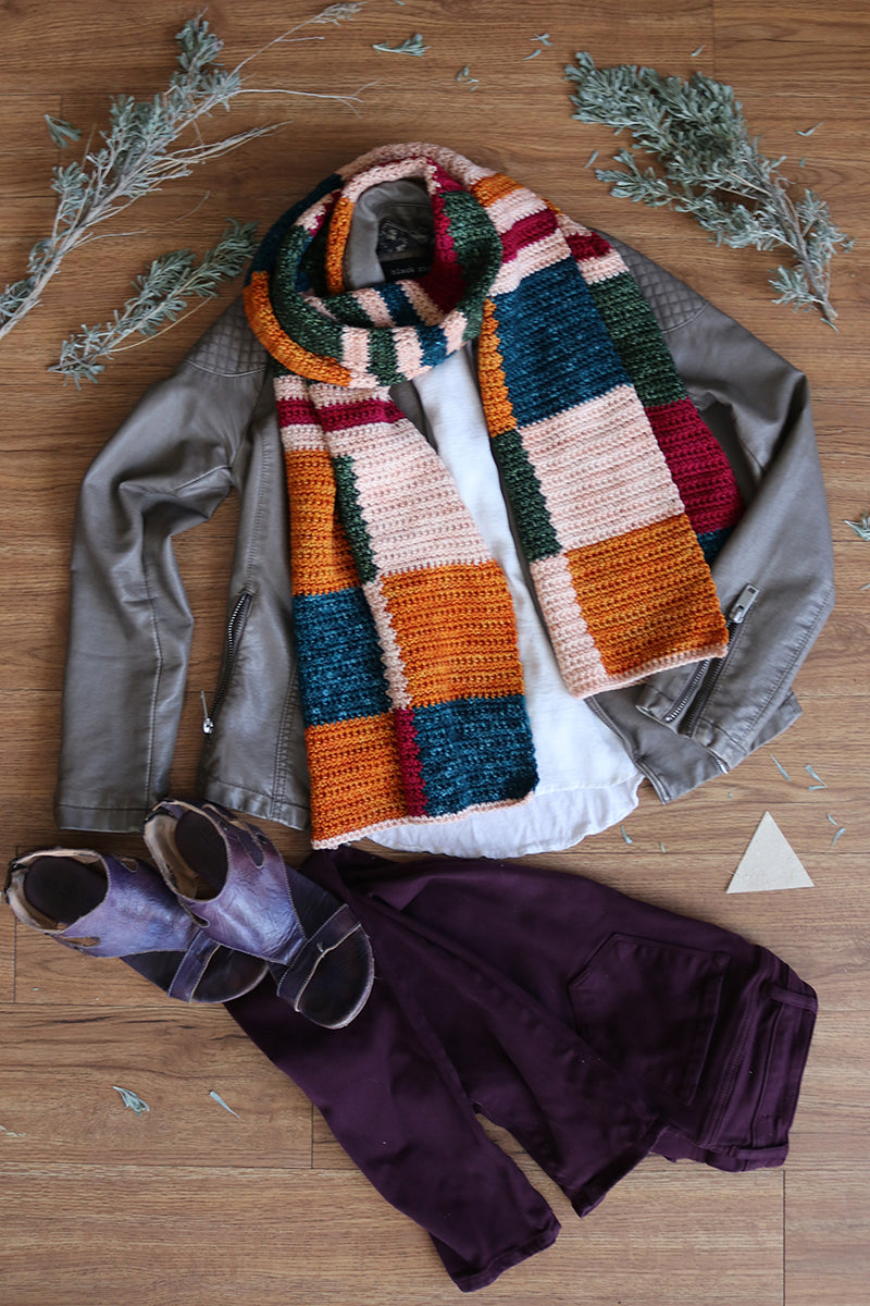 Madelinetosh Collection 1 - Merrick Scarf Patterns - Instant PDF Download