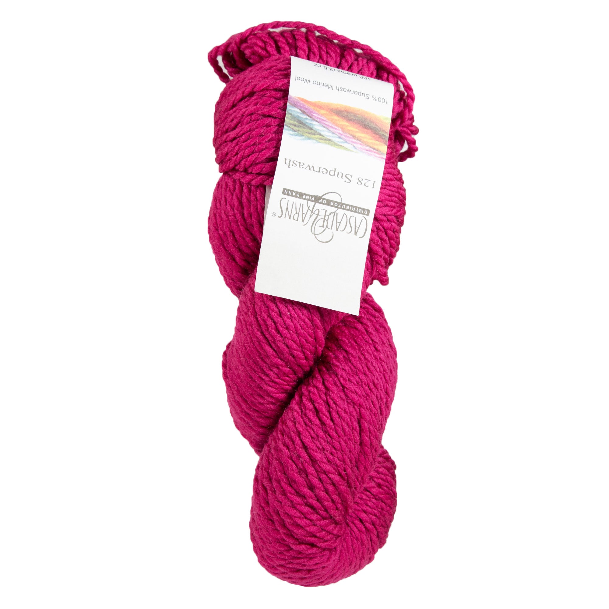 Cascade Yarns 128 Superwash Merino Wool Bulky Yarn - 1964 Cerise