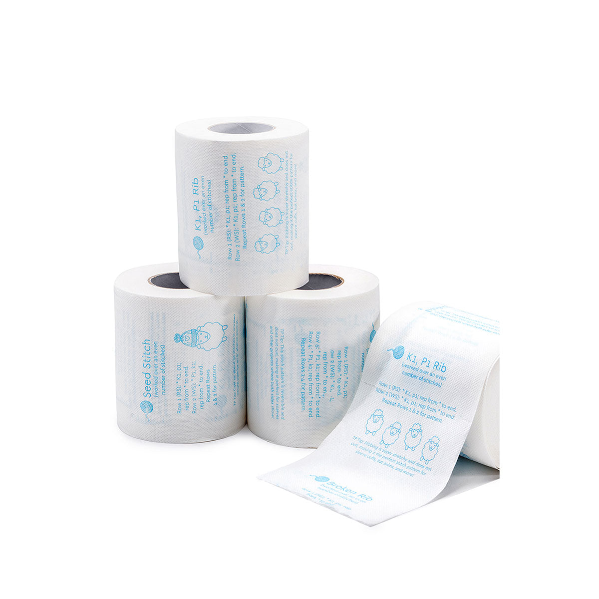 Jimmy Beans Wool Sh*t Along Kits - Single Roll of Coffeeberry-themed JBW TP for Knitting and Crochet
