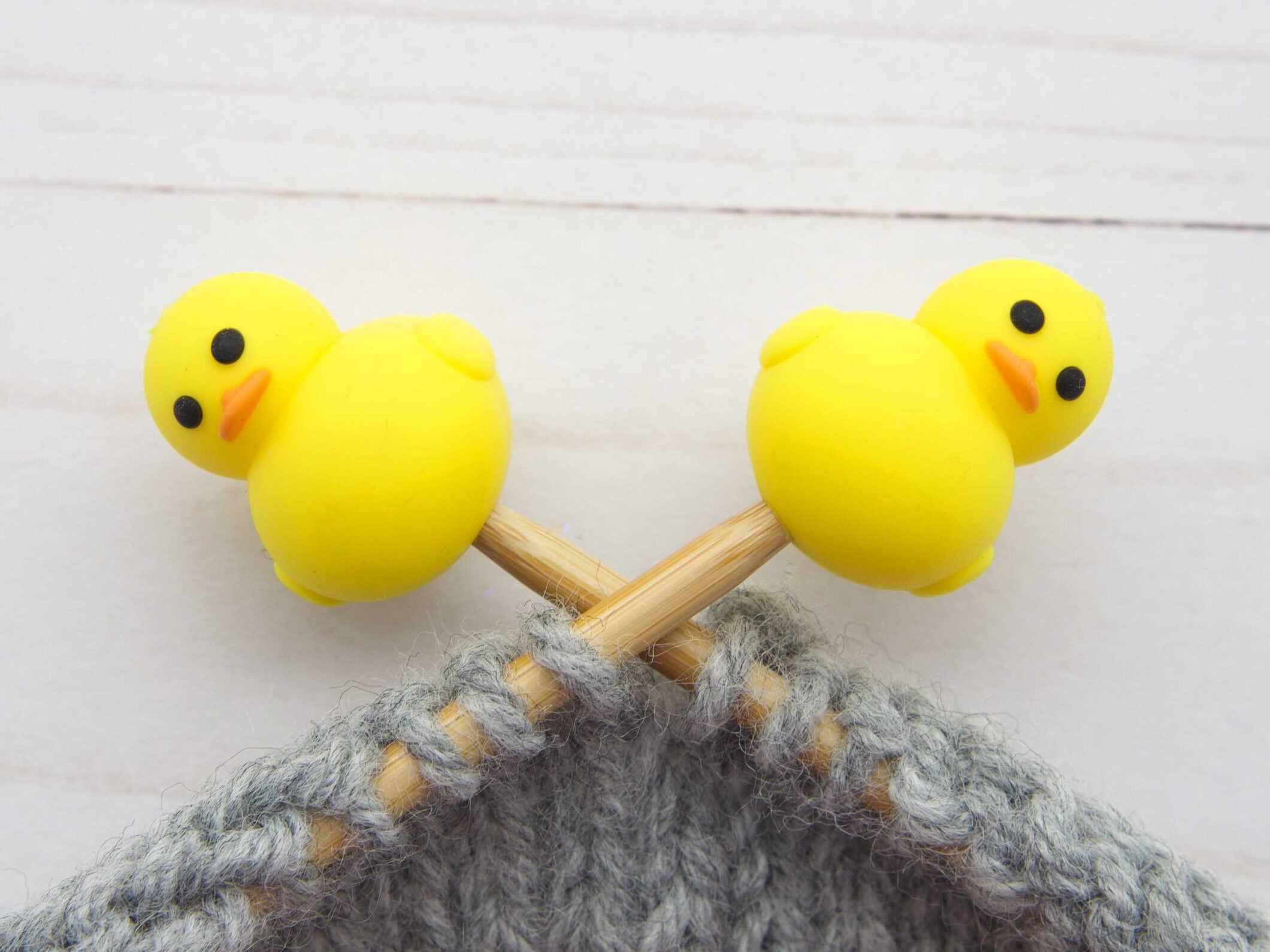 Fox & Pine Stitches Adorable Rubber Ducky Stitch Stoppers/Point Protectors