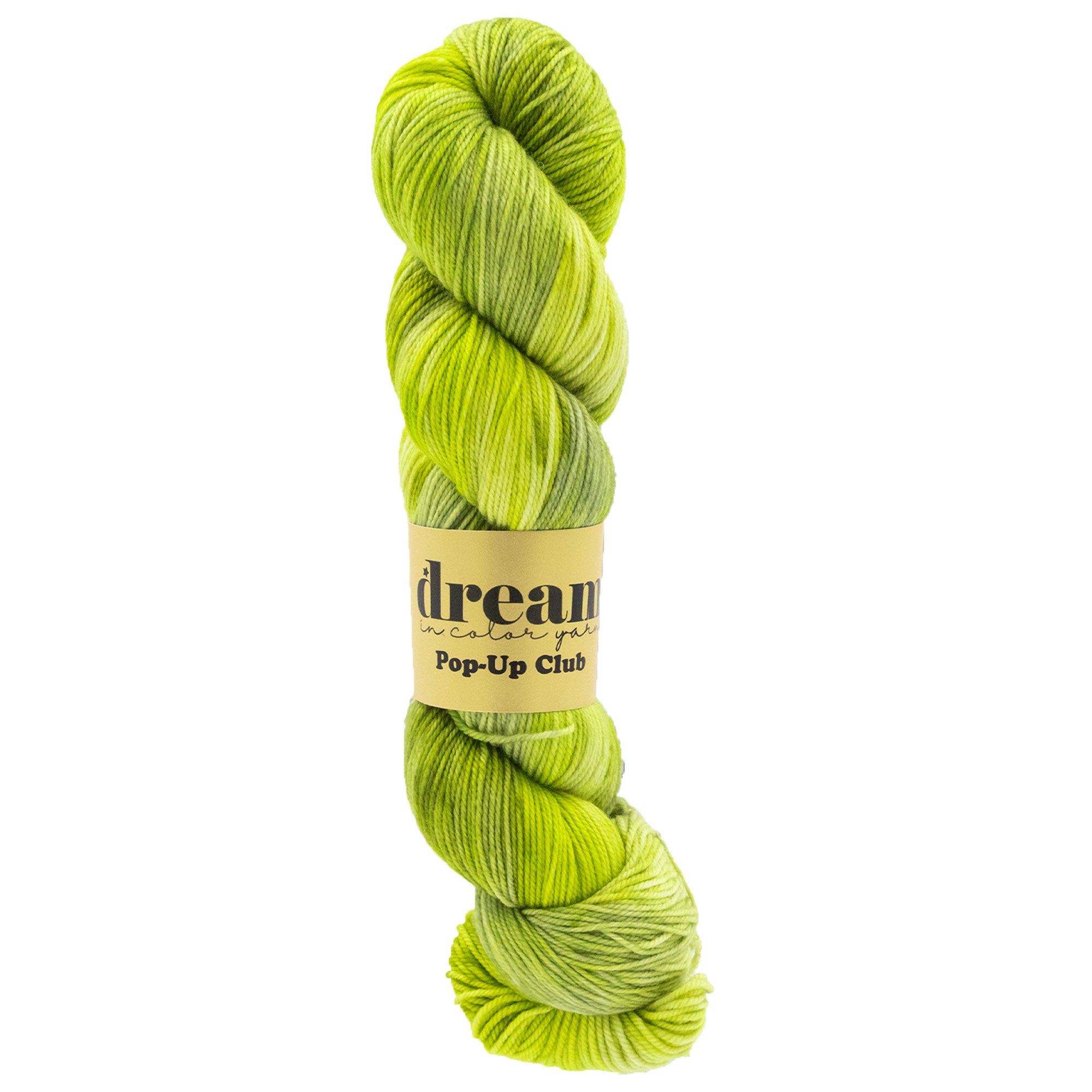 Dream in Color Smooshy Cashmere Yarn - Stunning Neon Cream