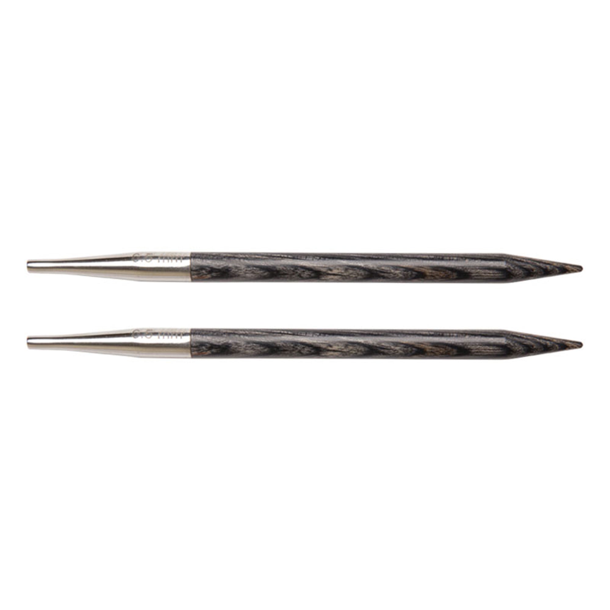 KnitPro Dreamz Special Interchangeable Needle Tips for 16 Cables - US 7 (4.5mm) Grey Onyx - Ideal for All Yarns and Projects