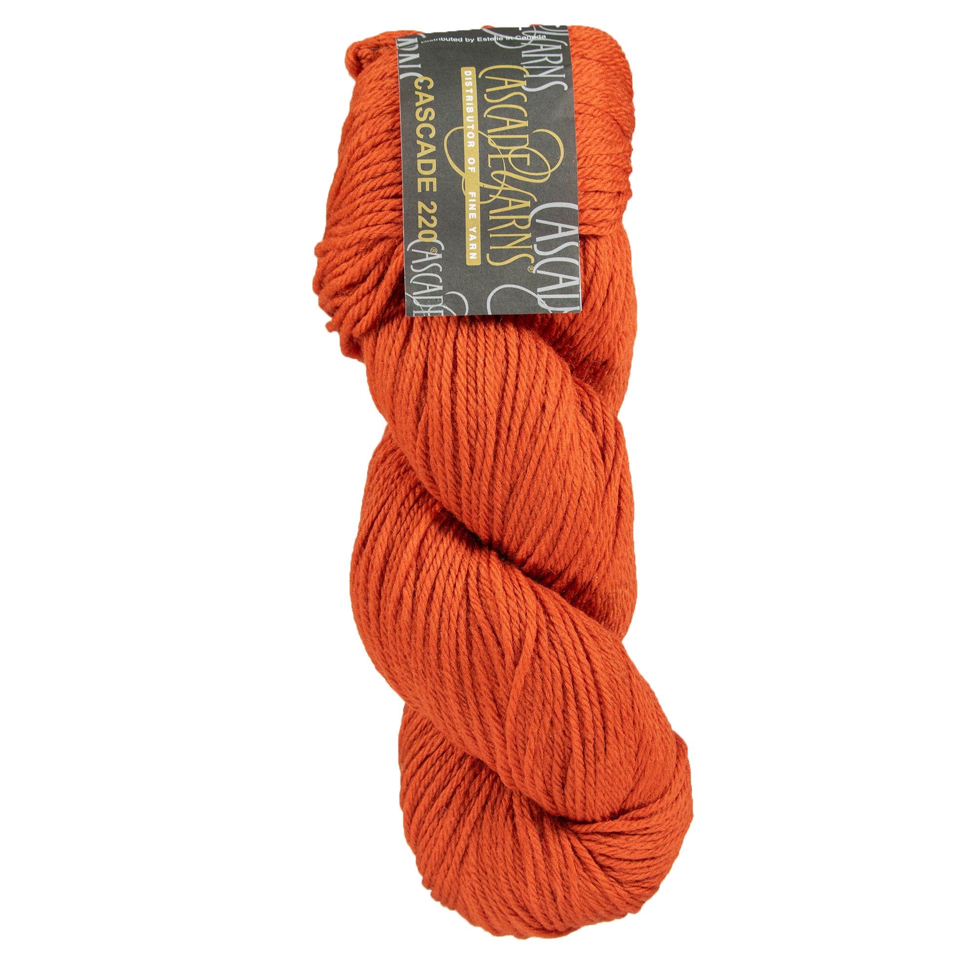 Cascade 220 Worsted - Weight Yarn in Stunning 9465B Burnt Orange